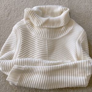Calvin Klein White Turtleneck Sweater